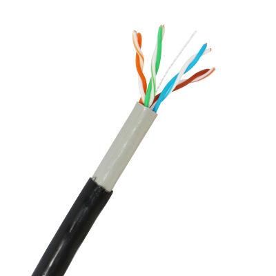 High Speed 24AWG FTP Cat5e LAN Cable with PVC/PE Jacket Cable