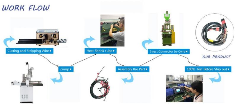 ISO9001 Compliant Standard Automotive Industrial Medical Wire Harness with UL VDE RoHS