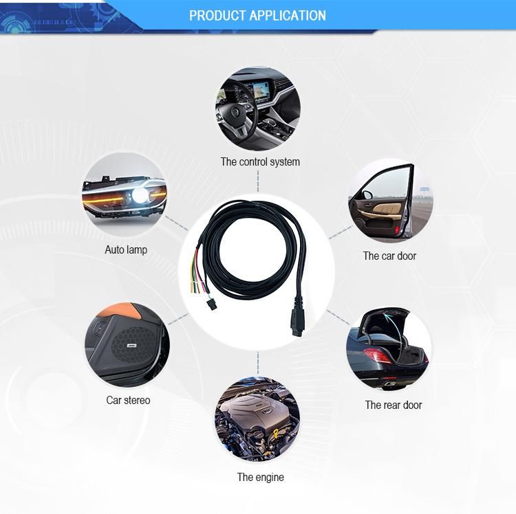 Customized 2pin Golf Cart New Energy Vehicle Wiring Harness