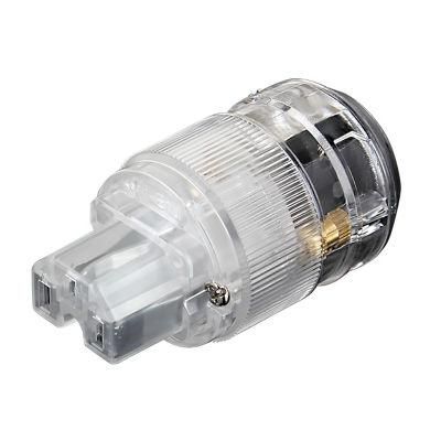 Hh3407 Rhodium Plated IEC AC Us Power Plug Connector