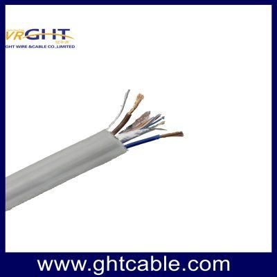 UTP Cat5e Stranded Elevator Cable Flat Lift Cable Steel Wire with Power Cable