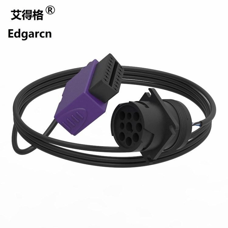 J1939 Male to J1962 Female 9pin Deutsch Harness for Truck