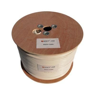 Shielded alarm cable 16x0.22mm2 Stranded conductors 7*0.2mm CCA White PVC Outer Sheath