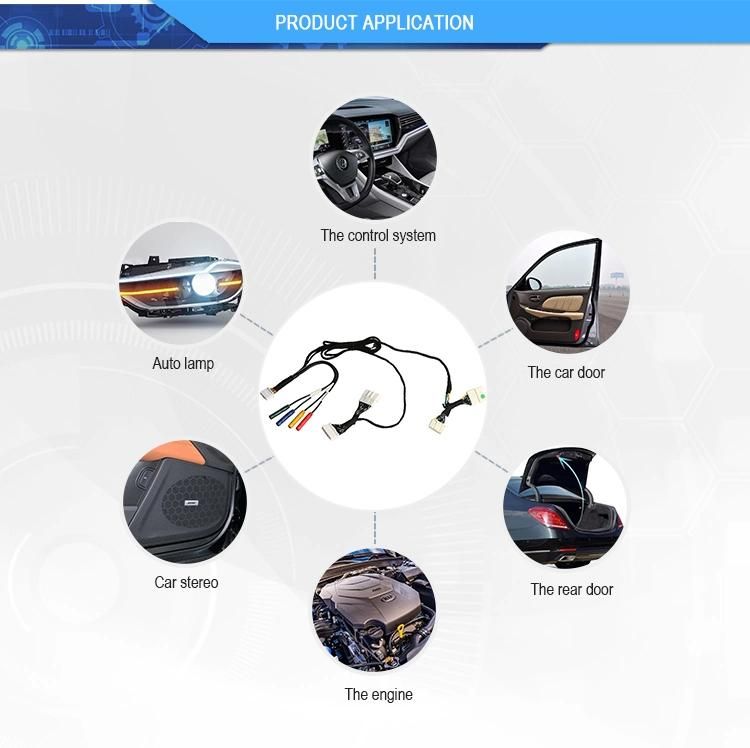 Youye Custom Cable Assembly Wire Harness DC Power Audio and Video Car Wiring Harness
