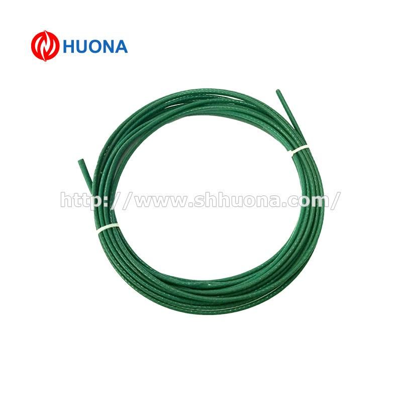 IEC Color Green and White K Type Extension Thermocouple Cable with FEP/ PTFE Insulation