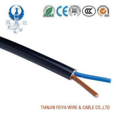 Low Voltage Sjt/H05VV-K H05VV-F 2X0.75mm2 Multi Core Power Cable Electric Wire Cable