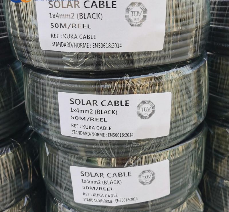 PV Solar DC Cable 4mm-6mm Solar Panel Wire with TUV