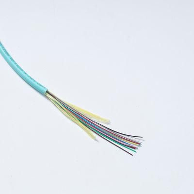 Factory Price Indoor 10 Gigabit 2/4/12 Core Bundled Aramid Yarn Optical Cable Om3 Om4