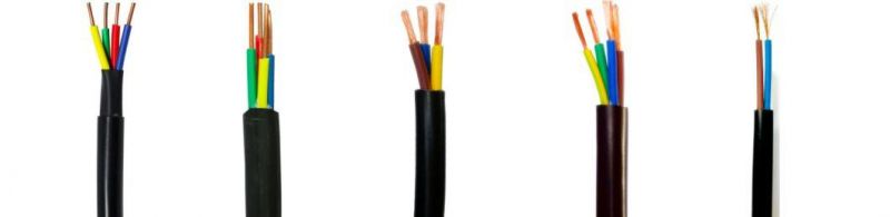 Multi-Cores Copper Conductor Electric Electrical Flexible PVC Insulated Jacket House Kitchen Equipment Industry Power Sheathed Wiring Cable