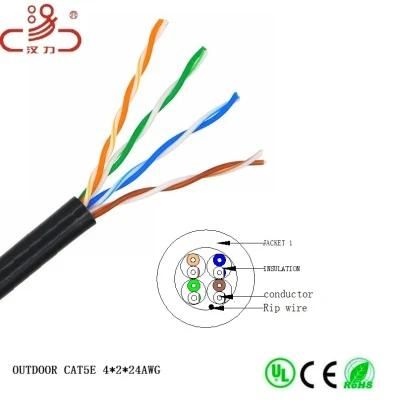 Outdoor 4 Pair Cat5e UTP 24AWG