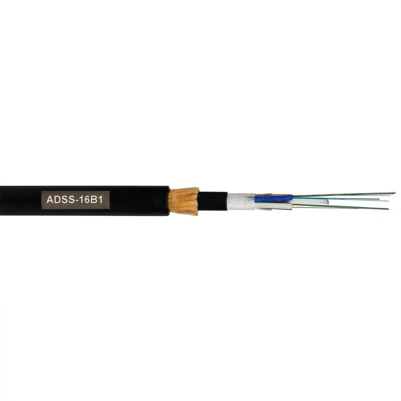 48 Core Non-Metallic Kevlar Yarn Optic Fiber Cable ADSS