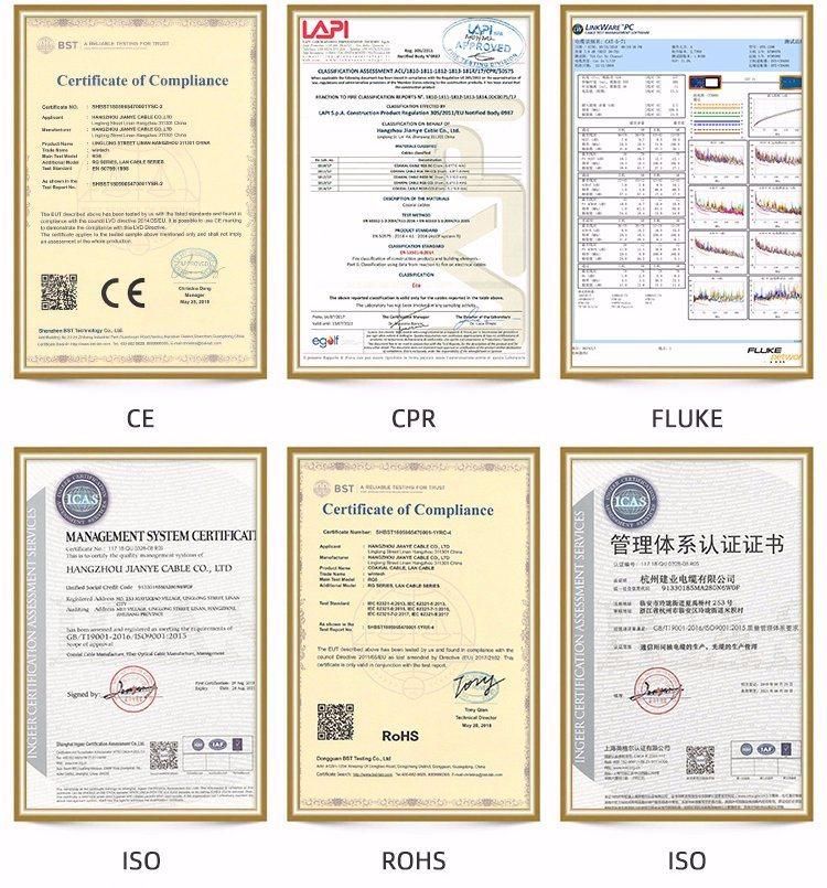 PVC Jacket Bc/CCS CE Air/Ship Coaxial Rg59 with Power of Factory Price