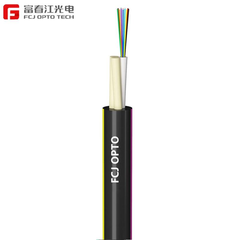 China Manufacture Anatel Certificate 6 12 24 Core Fibra Optica Drop Cable Gyffy Fiber Optic Cable