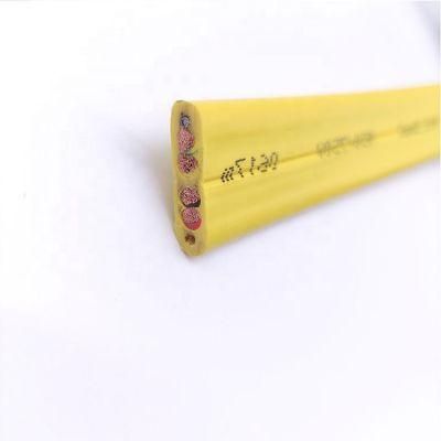 CE Certified H05vvd3h6-F Flat Cable PVC Insulated PVC Sheathed