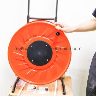 Power Cord Reel with Winder 489 mm Empty Cable Reels with Wheels