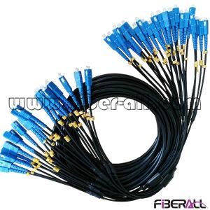 Inner Armoured Multi Fiber Optic Patch Cord Fan-out Type