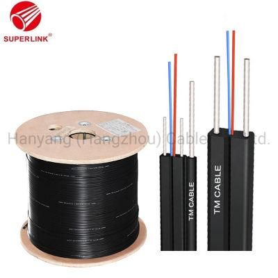 Manufacturer Price Fiber Optic Cable FTTH Drop Cable 1 2 4 6cores G652D G652A 657A1 Best Price Adapter Network