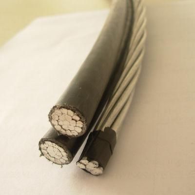AAAC 6201 Aluminum Alloy Messenger Al/XLPE Triplex Sevice Drop Cable