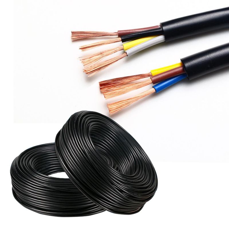 2/3 Cores Flexible Wire for Fixed Wiring, Light PVC Sheathed Cord, PVC Insulated Cable, Electric Wire