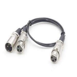 3pin Splitter XLR Cable Female to Male