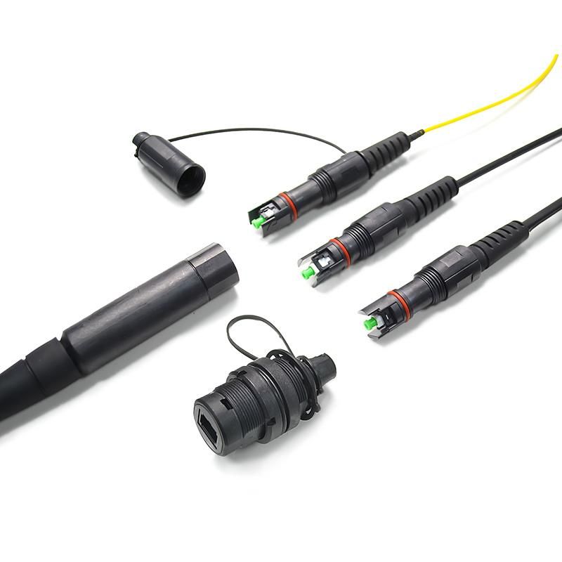 Outdoor Patch Cord Compatible Corning Optitap Hoptic Sc/APC H Connector IP65 IP67 Waterproof Ftta/FTTH Armored Cpri Cable Fiber Optic/Optical Patchcord
