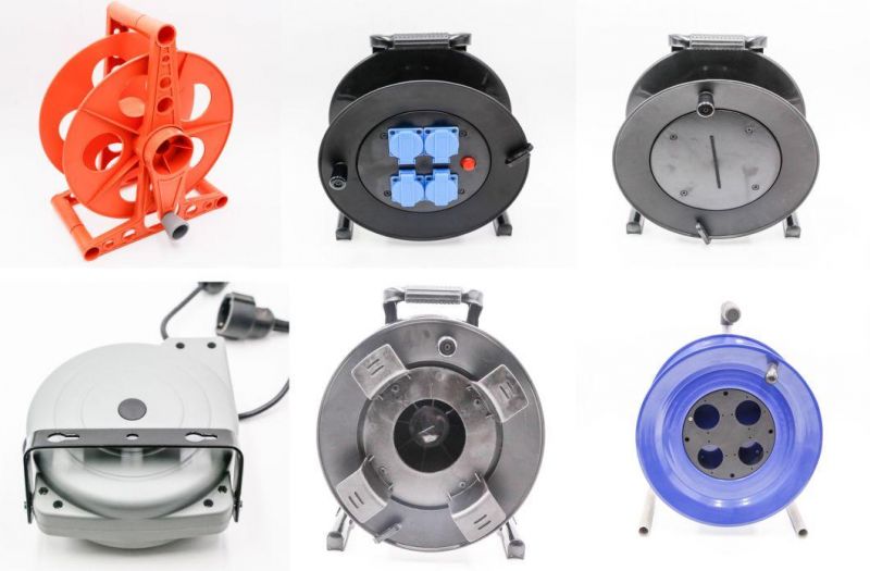 IP57 Cable Reels with Extension Cords Industry Heavy Duty Europe Schuko