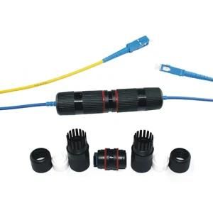 Plug and Play Composite Single Mode 2 Core Fiber Optic Cable with Power Line