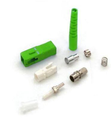 FTTH Sc Optical Fiber Cable Quick Connector Fast Cold Connection Adapter for CATV Network Factory