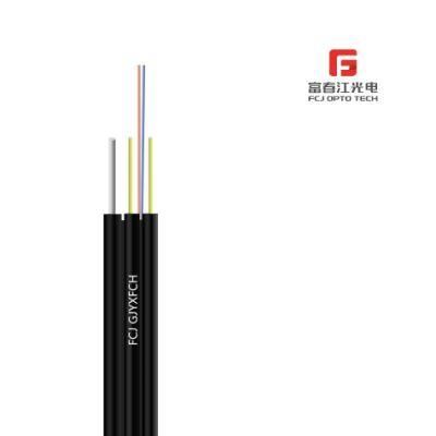 Fcj Opto Tech 2 Core Outdoor GJYXFCH Figure 8 Self Supporting Fiber Optic Drop Cable for FTTH