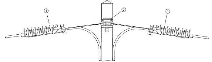 FTTH Fittings ADSS Cable Dead End Clamp Nylon Anchor Clamp