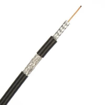 Round Wire Communication Coaxial Cable with PVC Sheath