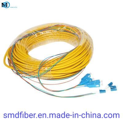 Singlemode 4core Fiber Optic Cable G652D LSZH with Sc/Upc-LC/Upc Connector