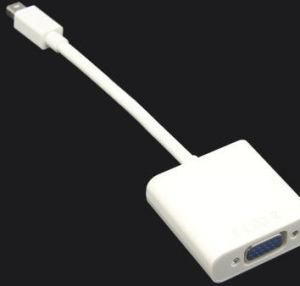 Gold Mini Displayport to VGA Adaptor