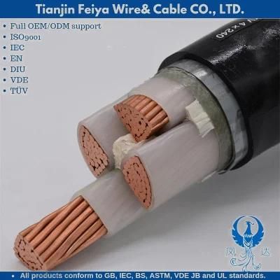 H05vvf 3X70mm2 Copper Conductor XLPE Insulated Swa Armored 6.35/11kv Mv Underground 3X15 Power Cable