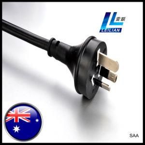 3-Pin Australia Standard Power Cord Plug with 7.5A SAA Certificate