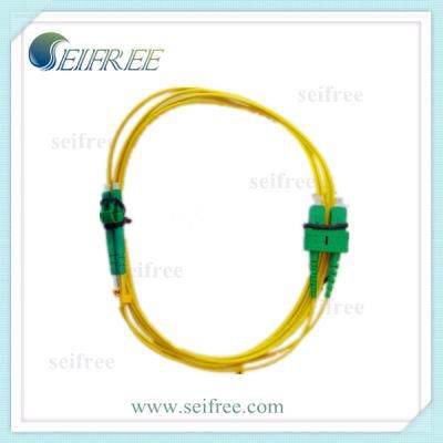 Duplex Fiber Optic Patch Cord LC to Sc (UPC/APC)