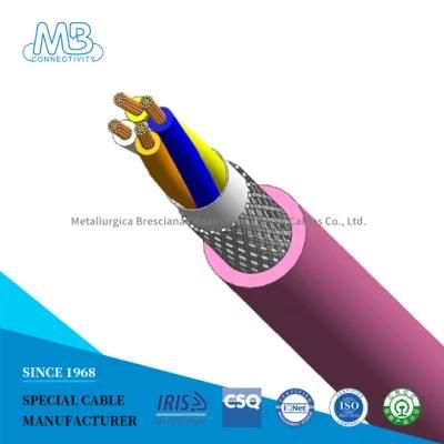 Blue or Customized Color Electric Wire Cable with Min. 90% Shield Coverage