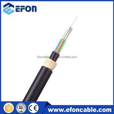 All Dielectric Aramid Yarn Armor Double Jacket Aerial ADSS Fiber Optic Cable