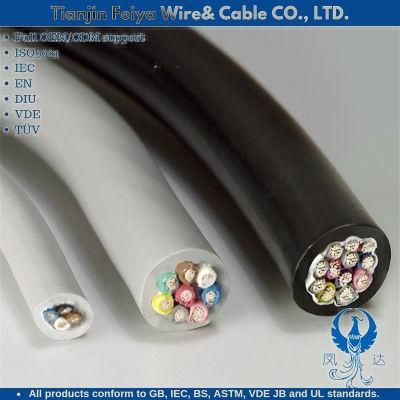 Type 241 Underground Fire Resistant Waterproof PVC/XLPE Tinned Shielded Rubber Building Electric Wire Power Cable