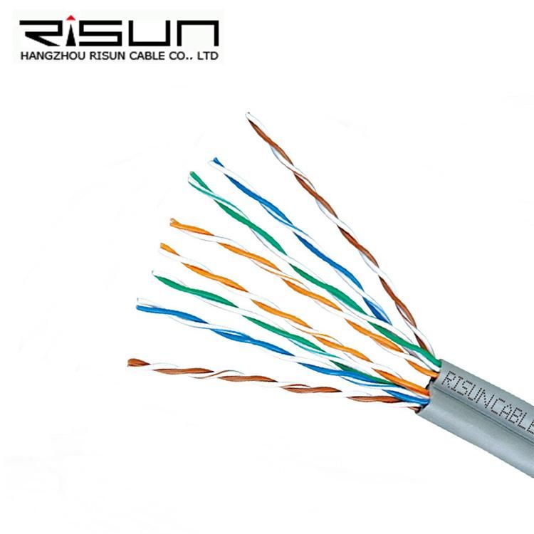 U/UTP Dual Cat 5e Bc PVC Twisted Pair Installation Cable