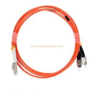 LC/Upc to FC/Upc mm Dulplex, 50/125 Fiber Optic Patch Cord 2.0/3.0 mm LC/Sc/St Connector APC/Upc