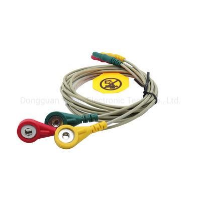 Customized/Custom ECG Cable with 4 and 5 Pull-out/Non Pull-out Cables
