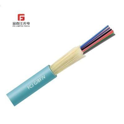 Factory Breakout Optical Fiber Cable 2 4 8 10 24 36 48 Cores Singlemode Indoor Cabling Fiber Optic Cable, Gjbfjv Multi-Fiber Optical Cable