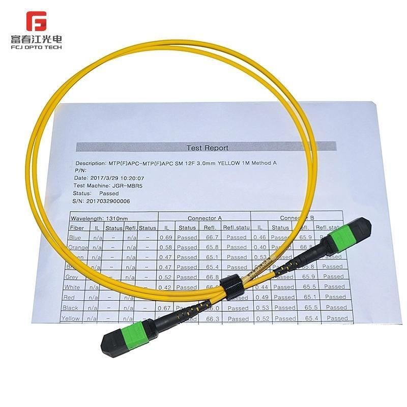 Fsatech Multimode Eco-Friendly PVC LC/PC to ST/PC Connector Simplex Fiber Optic Patch Cord Cable Fiber Optic Connect Jumper