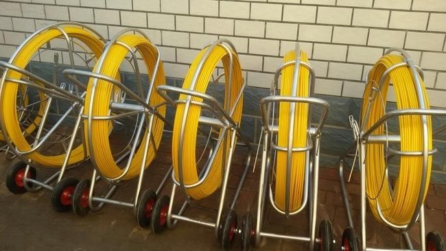 Fibreglass Drainer Cable Rod Duct Rodder Fiber Glass Cable Wire Pusher Snakes Duct Rodder