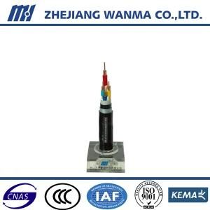 Zr-VV 0.6/1kv 4X50+1X25 Cooper Conductor PVC Insulation PVC Sheath 5 Core Fire Retardant/Proof Power Cable