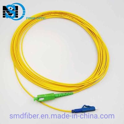 2.0mm Ofnr Singlemode LC-Sc Fiber Optic Cable
