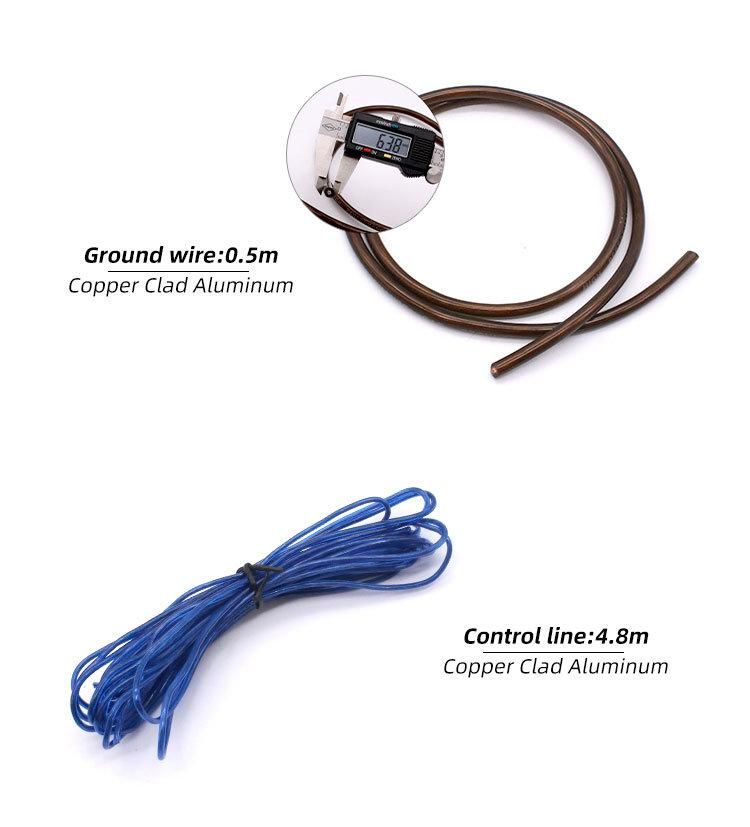 6ga Copper-Clad Aluminum Power Amplifier Cable, Car Subwoofer Cable, Special for Audio Modification