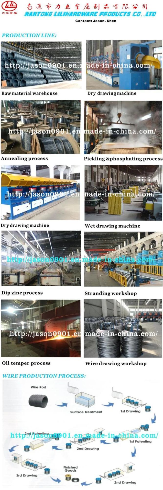 3.35mm Gavanized Steel Core Wire / ACSR Rabbit Conductor