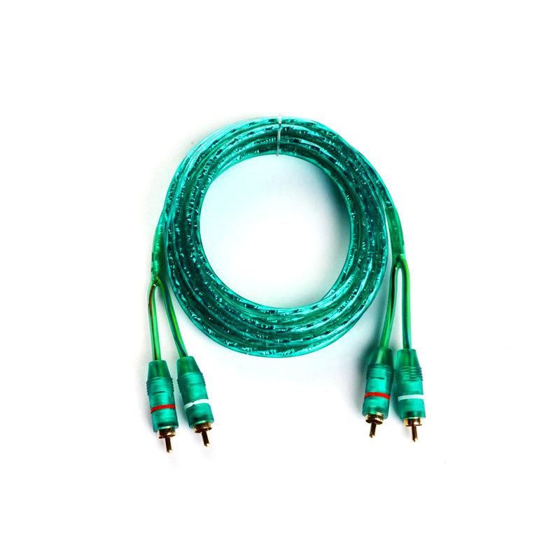 Braid Shielded Car Audio RCA Cable